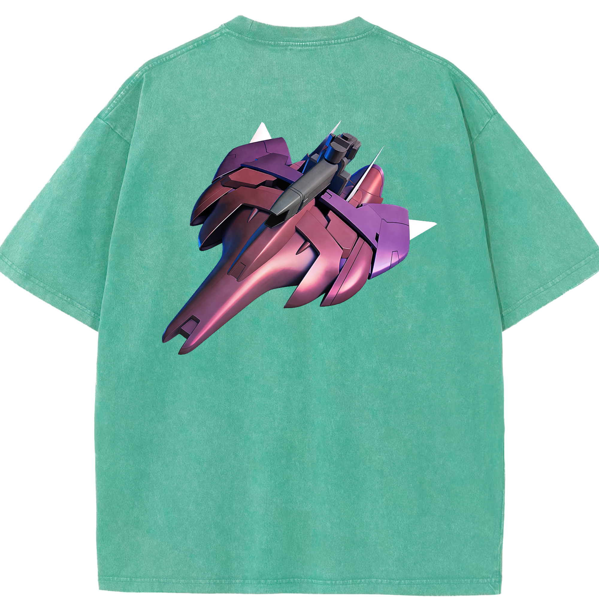 （画像用） 機動戦士ガンダム Mobile Suit Gundam 綿100% ヴィンテージ風 半袖Tシャツ（背面プリント）